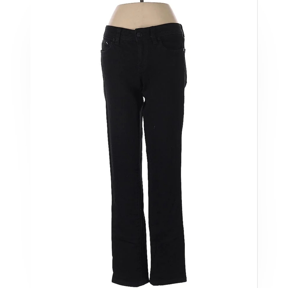EUC Tory Burch Size 28 Black Straight Leg Jeans!!